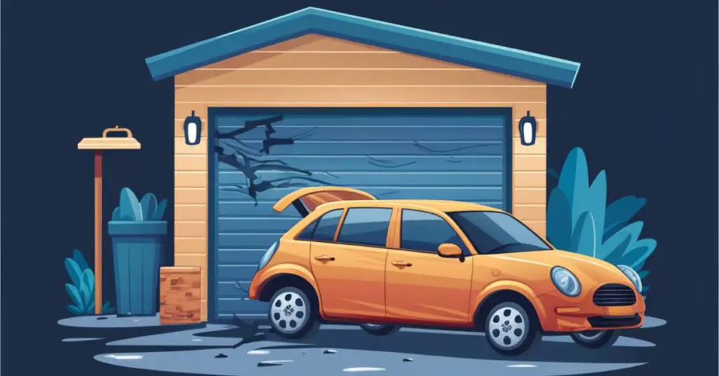 Steps to Take After Hitting a Garage Door