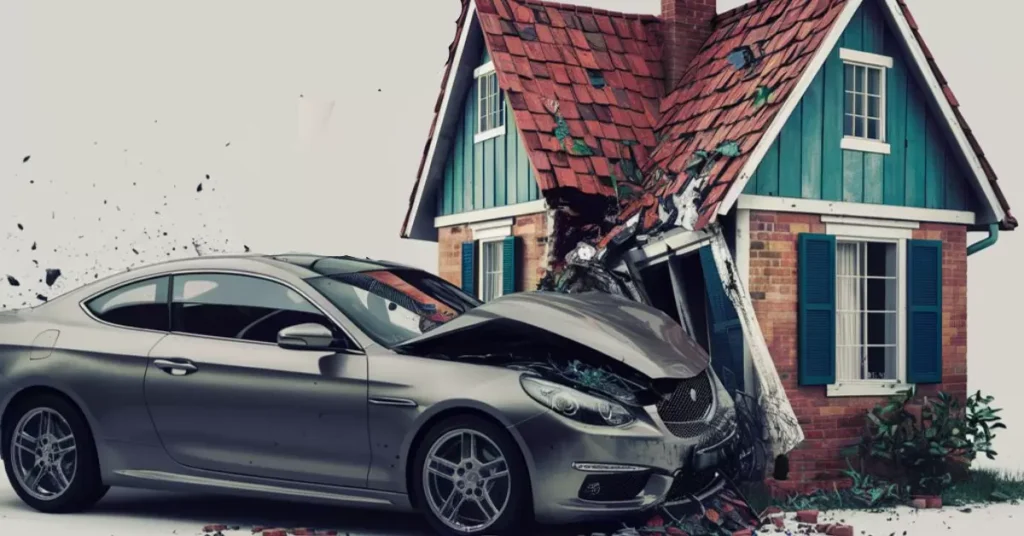 When Car Insurance Typically Covers Hitting a House